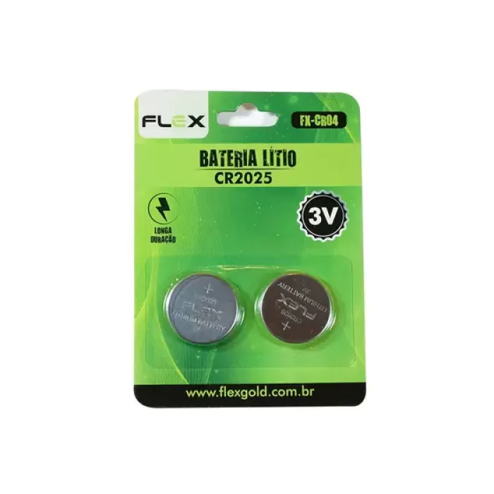 Bateria Lítio CR2025  2 Unidades 