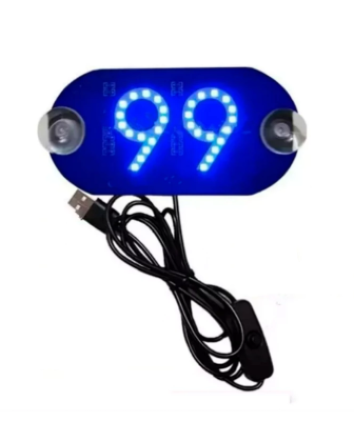 Placa  Led de Aplicativo 99 com Ventosa