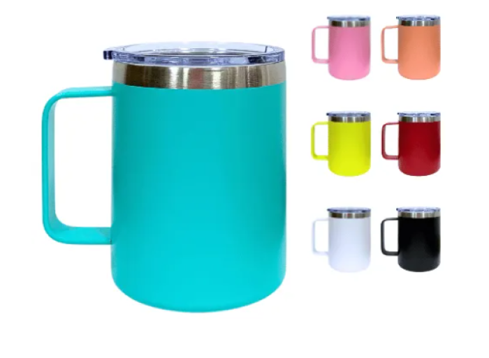 CANECA TERMICA COM TAMPA ACRILICA 350ML MN-677