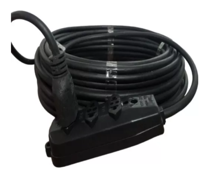 Extensão Elétrica cabo PP 10A 3 metros HF