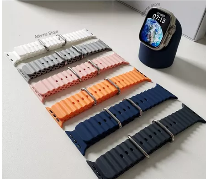 Pulseira Oceano Para Smartwatch 38/40/41/42/44/45/49mm